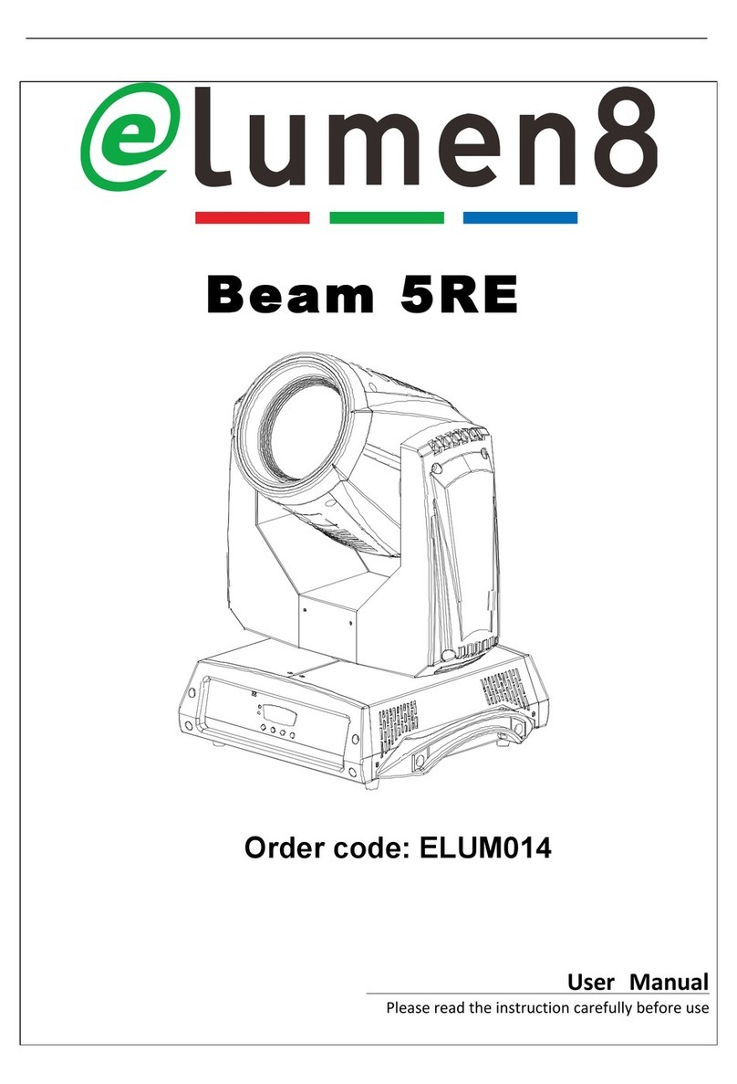 lumen8 Beam 5RE user manual
