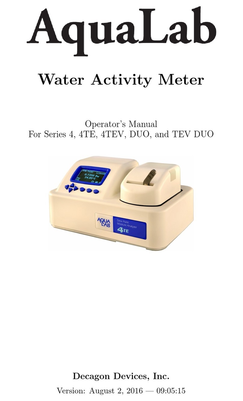 AquaLab 4 Series User manual