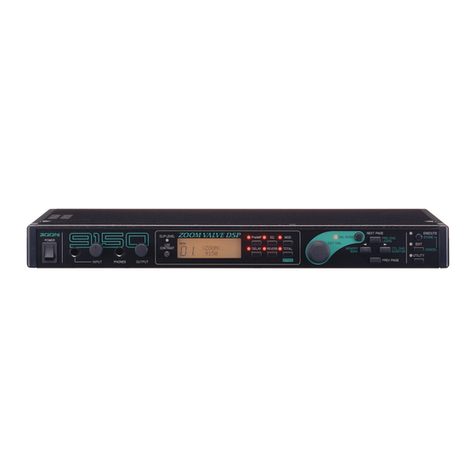 Zoom 9150 Operation manual