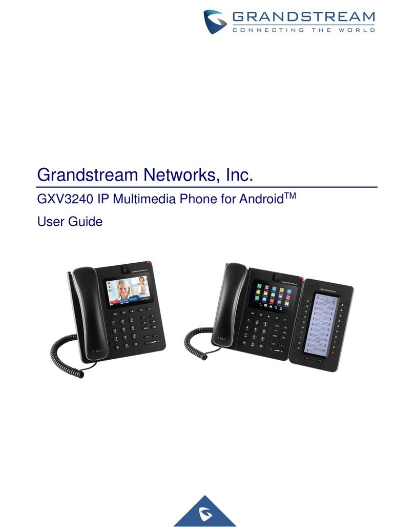 Grandstream Networks GXV3240 User manual