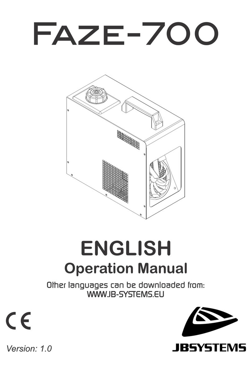 JB Systems FAZE-700 User manual