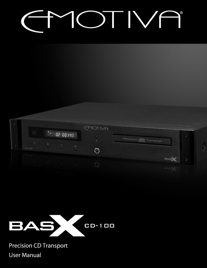 Emotiva BASX CD-100 user manual