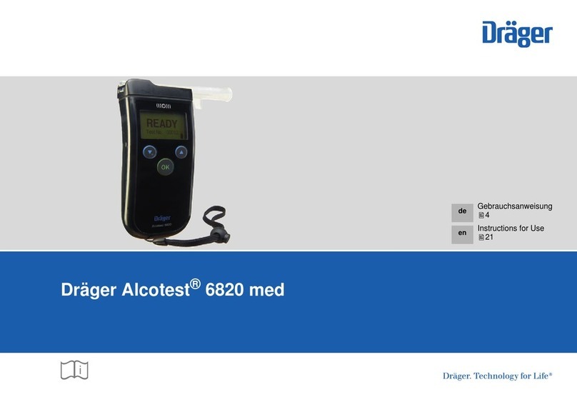 Dräger Alcotest 6820 med Instructions for use