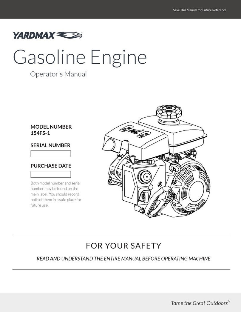 YARDMAX 154FS-1 User manual