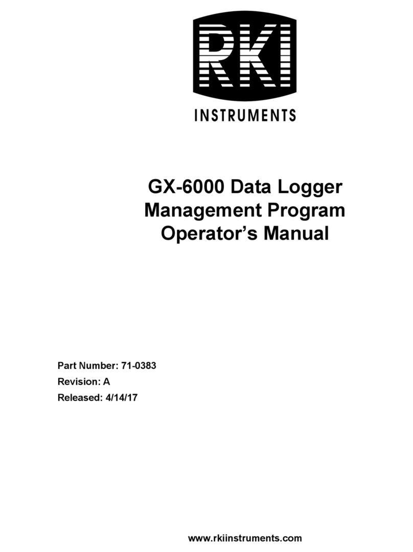 RKI Instruments GX-6000 User manual
