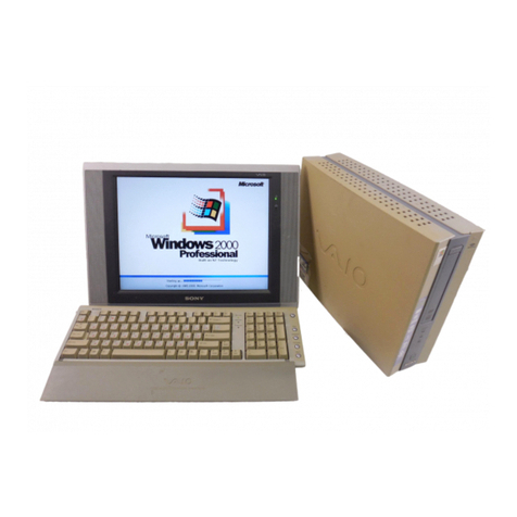 Sony PCV-LX810 - Vaio Slimtop Computer User manual Sony PCV-LX810 - Vaio Slimtop Computer User manual