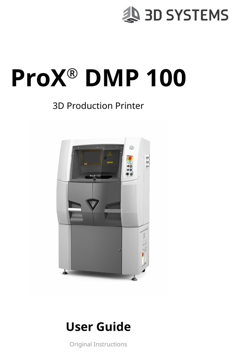 3D Systems ProX DMP 100 user guide