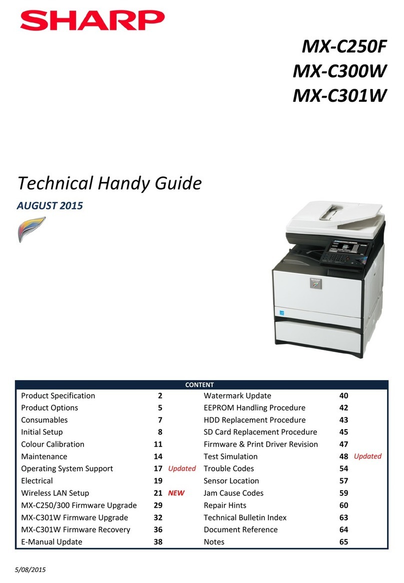 Sharp MX-C250F User manual