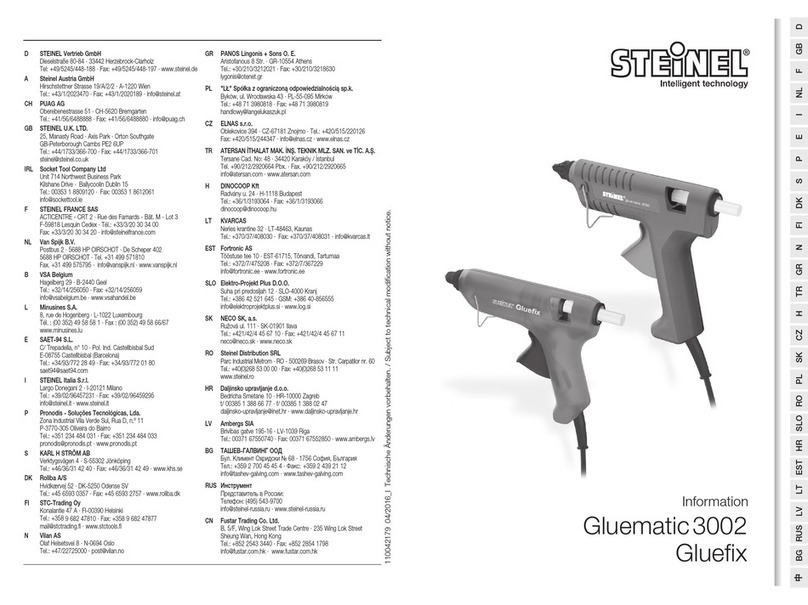 STEINEL Gluefix Gluematic 3002 Information