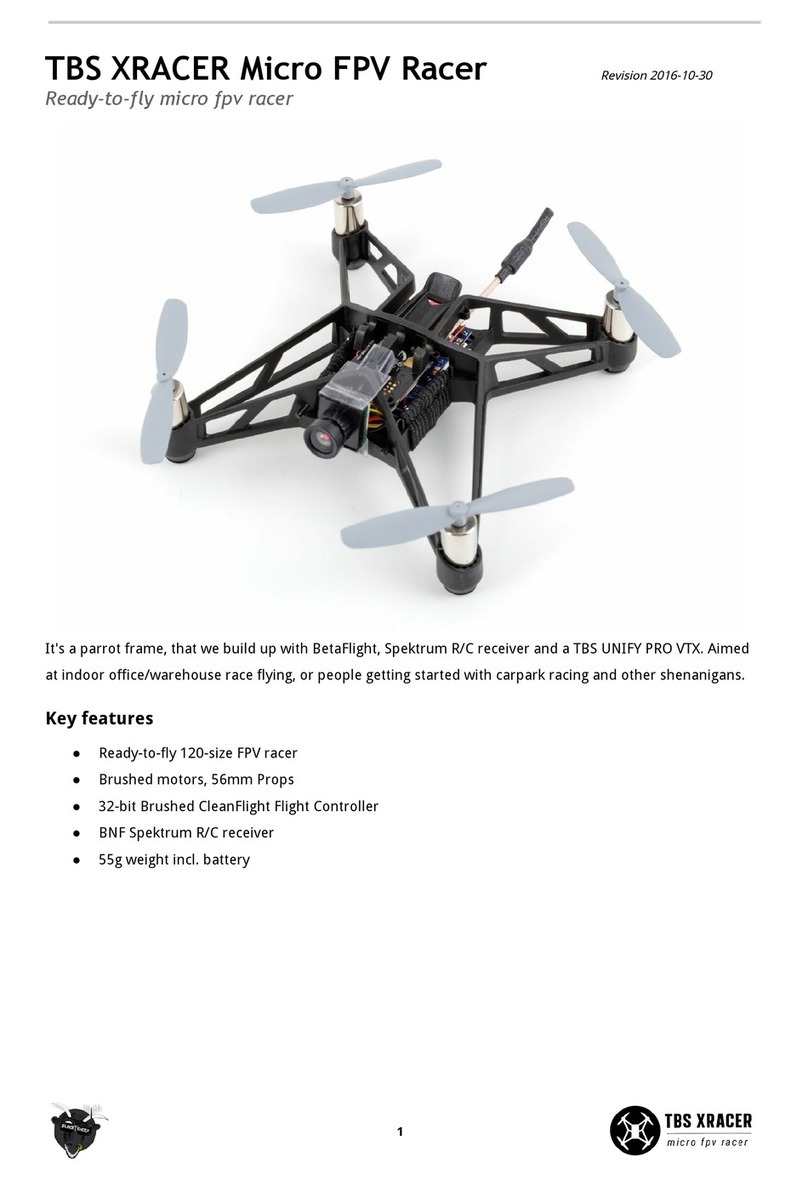 TBS Xraser Micro FPV Racer Quick start guide and manual