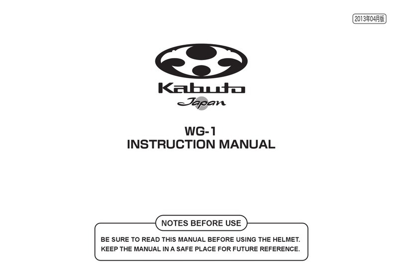 Kabuto WG-1 instruction manual