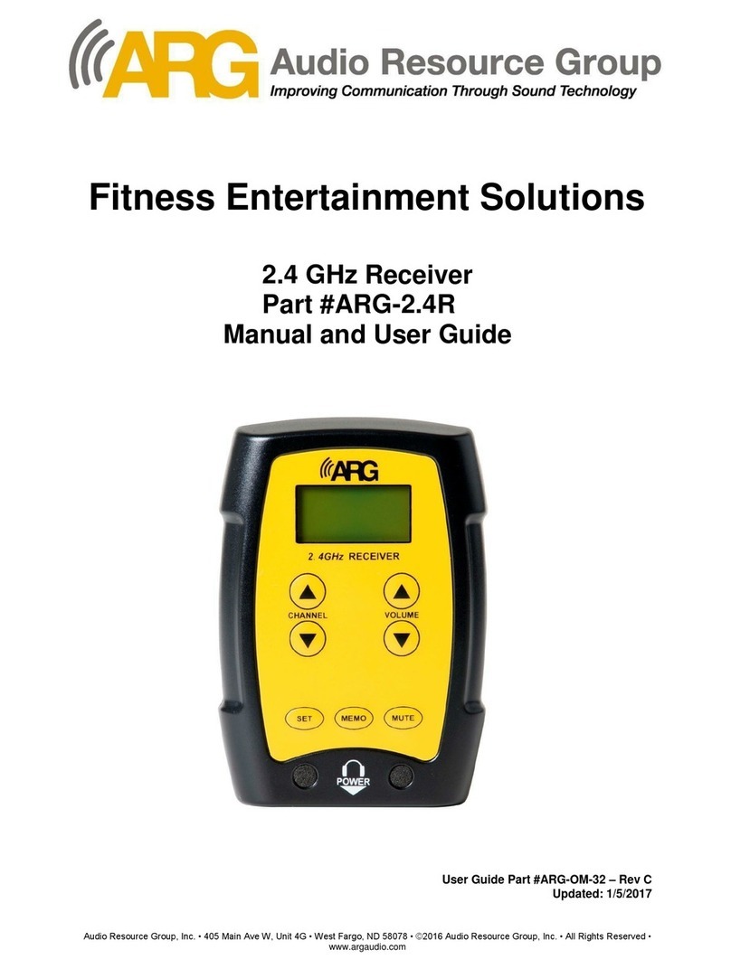 ARG ARG-2.4R User manual