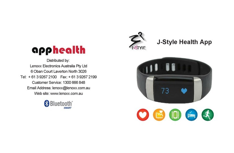 apphealth J-Style Health App manual