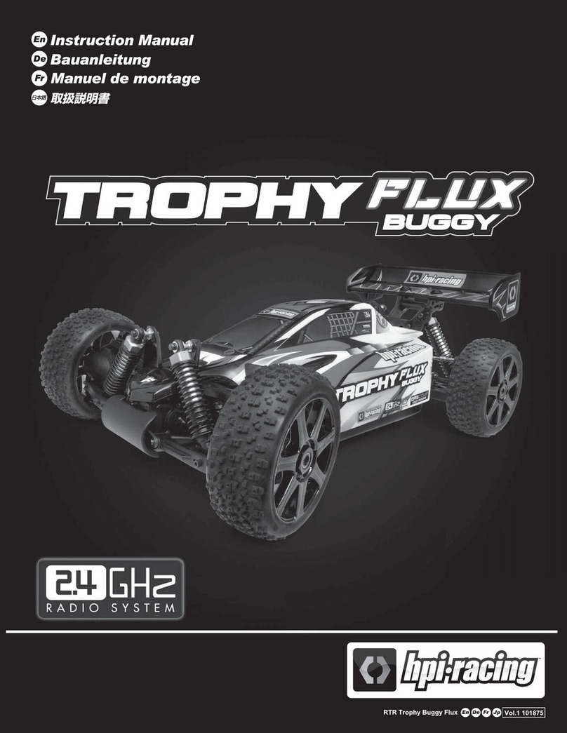 HPI Racing Trophy Flux Buggy User manual HPI Racing Trophy Flux Buggy User manual