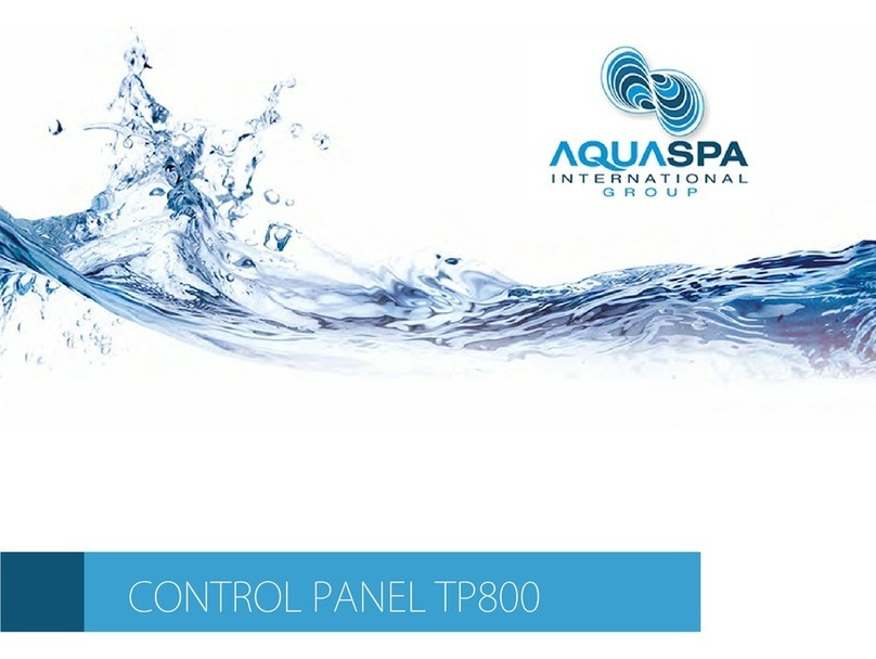 AQUA SPA tp800 user manual