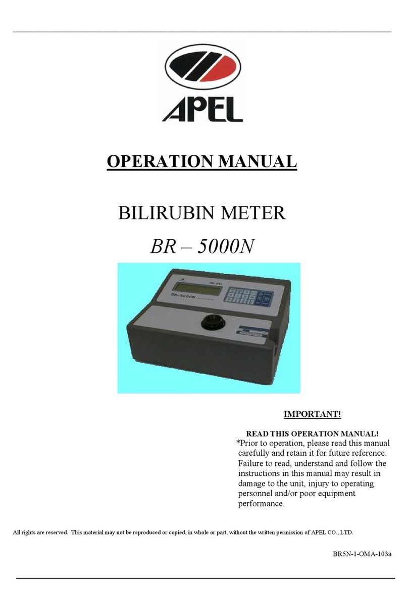 Apel BR-5000N Operation manual