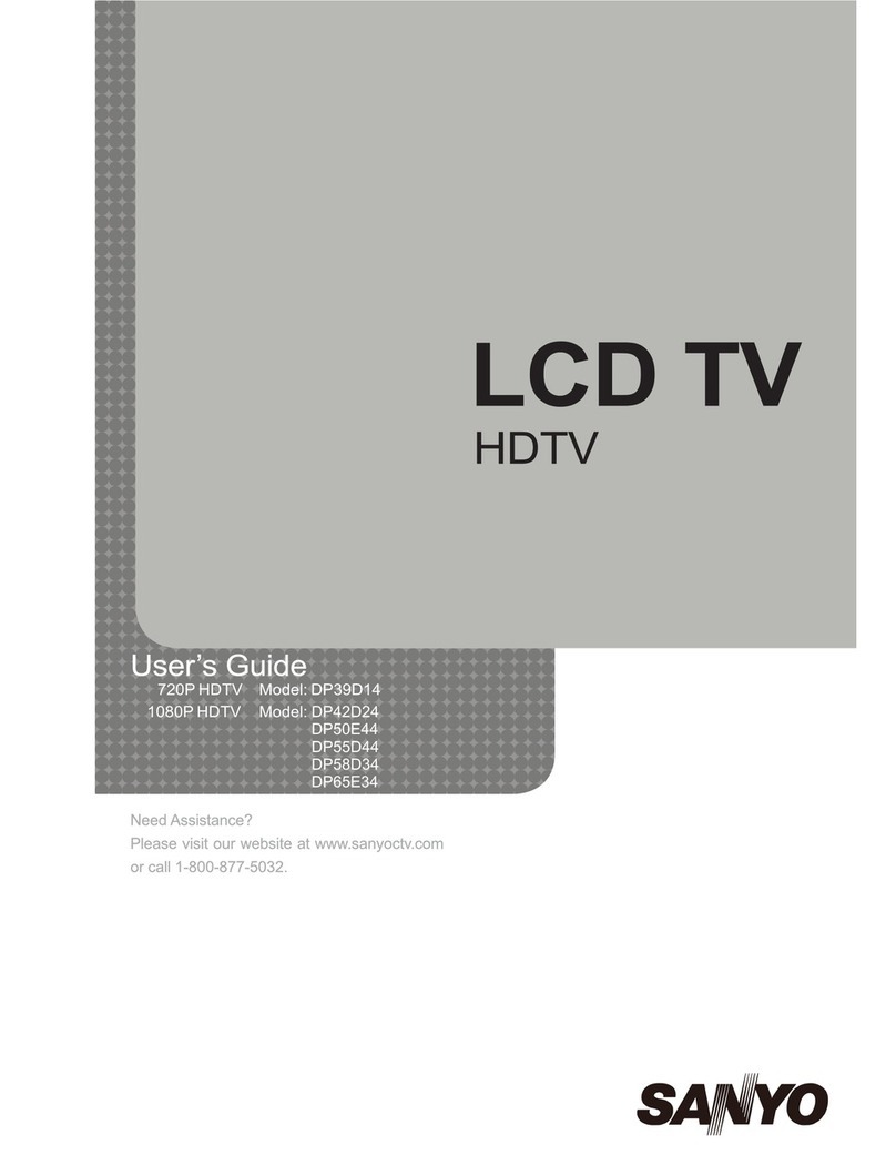 Sanyo DP39D14 User manual Sanyo DP39D14 User manual