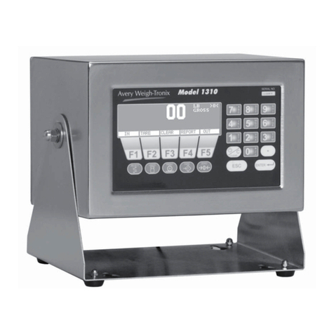 Avery Weigh-Tronix 1310 user manual