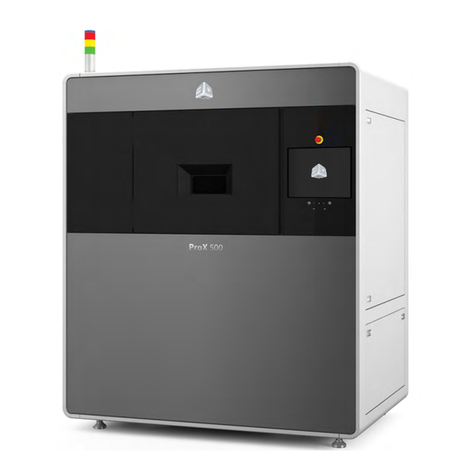 3D Systems ProX 500 User manual