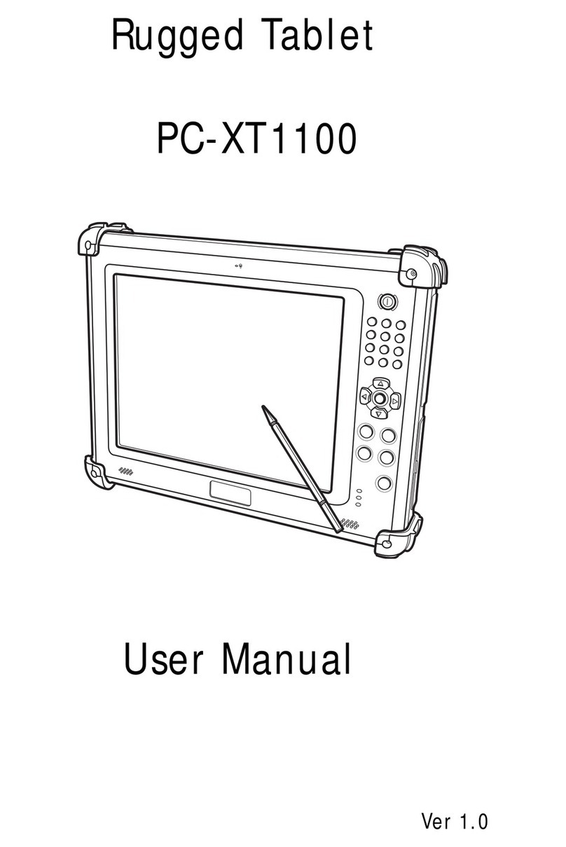 Rugged Computing PC-XT1100 User manual Rugged Computing PC-XT1100 User manual