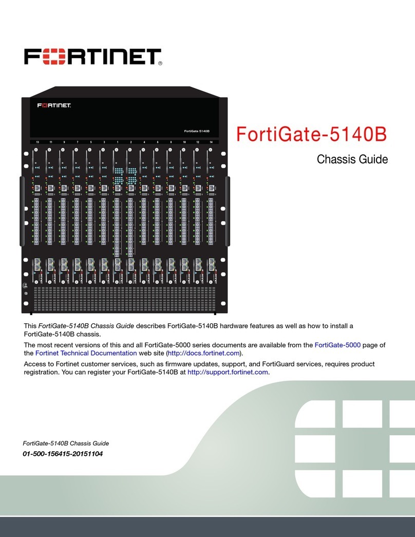 Fortinet FortiGate-5140B User manual