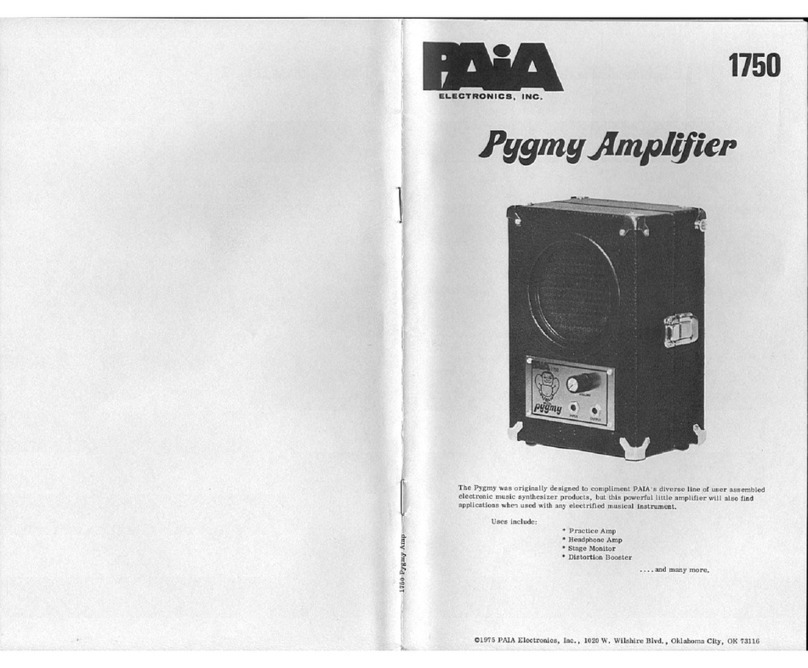 Paia 1750 manual