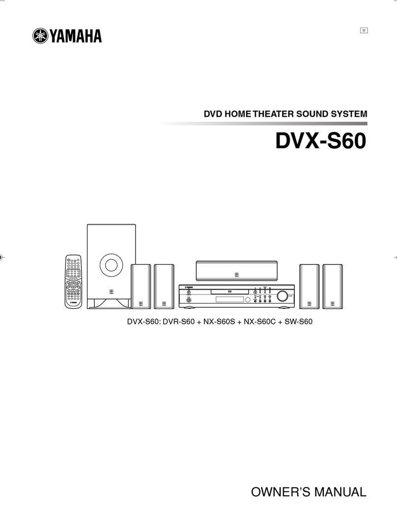Yamaha DVR-S60 owner's manual