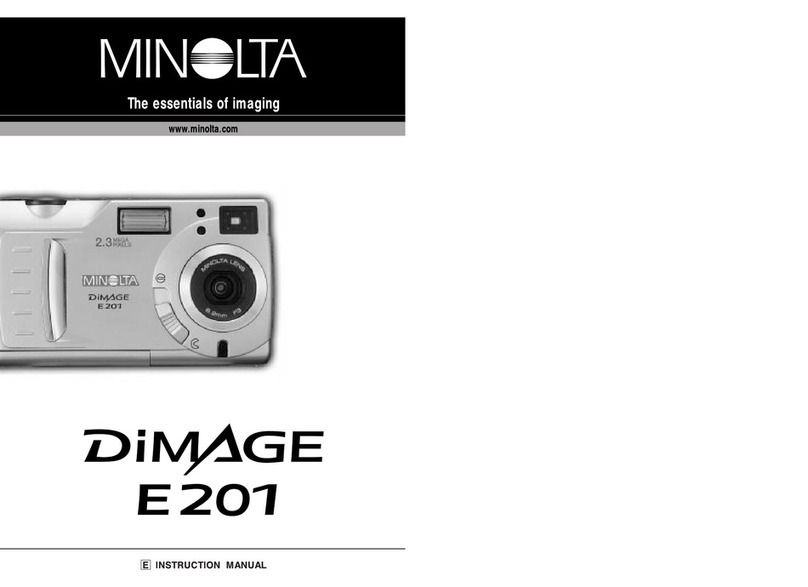 Minolta DiMAGE E201 User manual