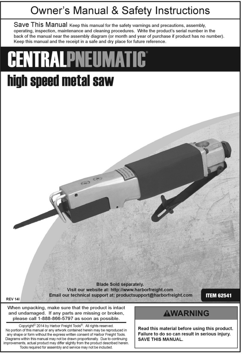 Central Pneumatic 62541 owner's manual