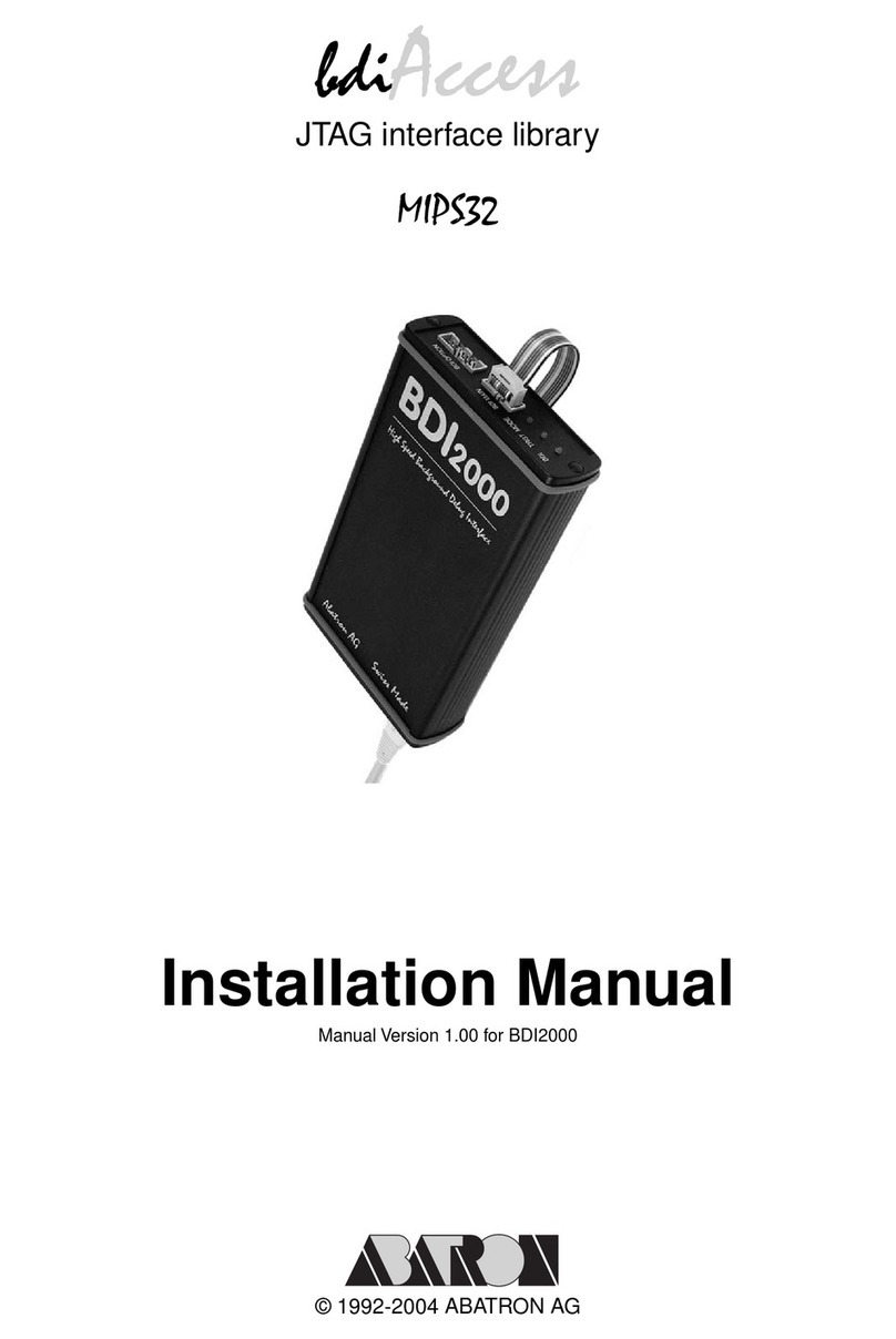 Abatron BDI2000 User manual