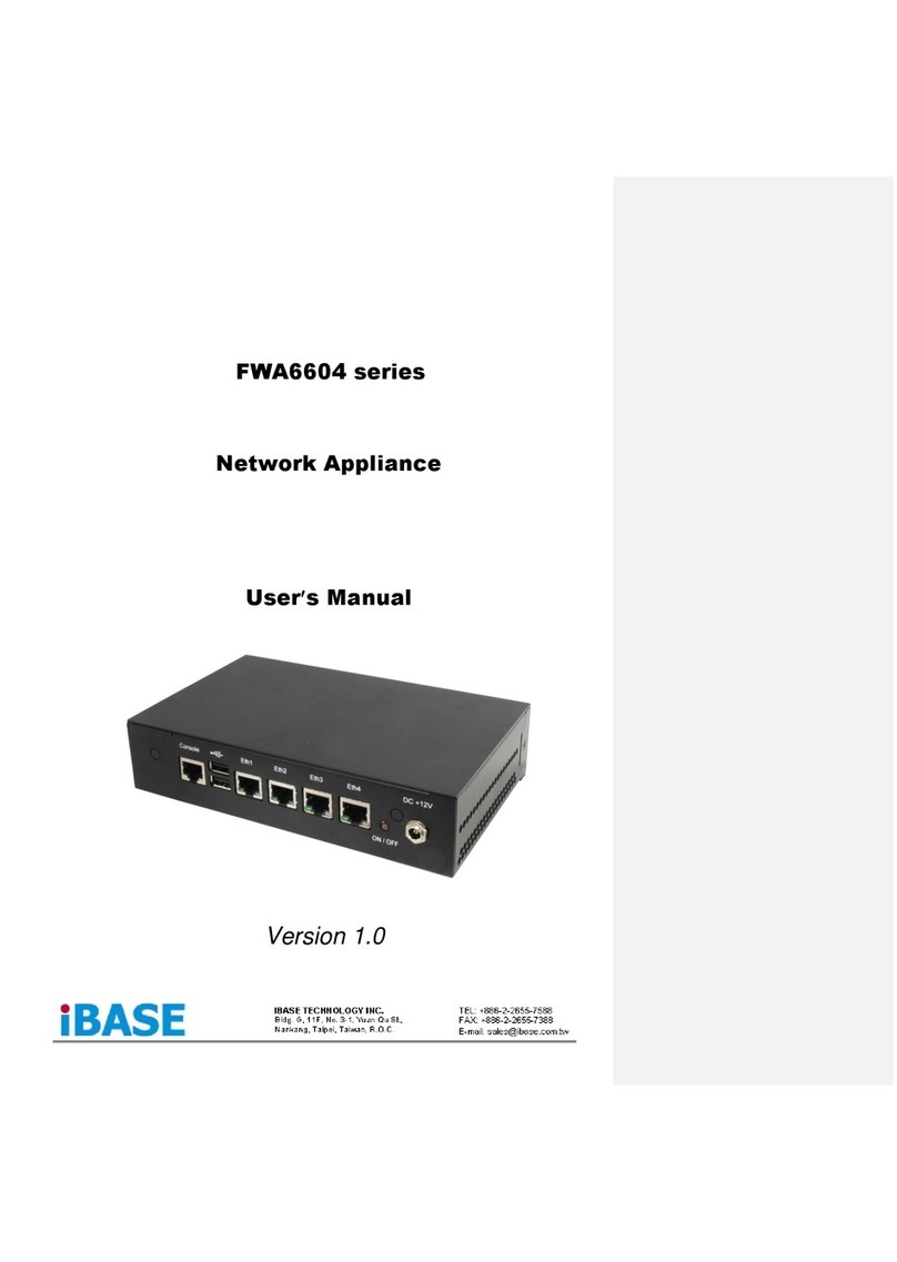 IBASE Technology FWA6604 series User manual