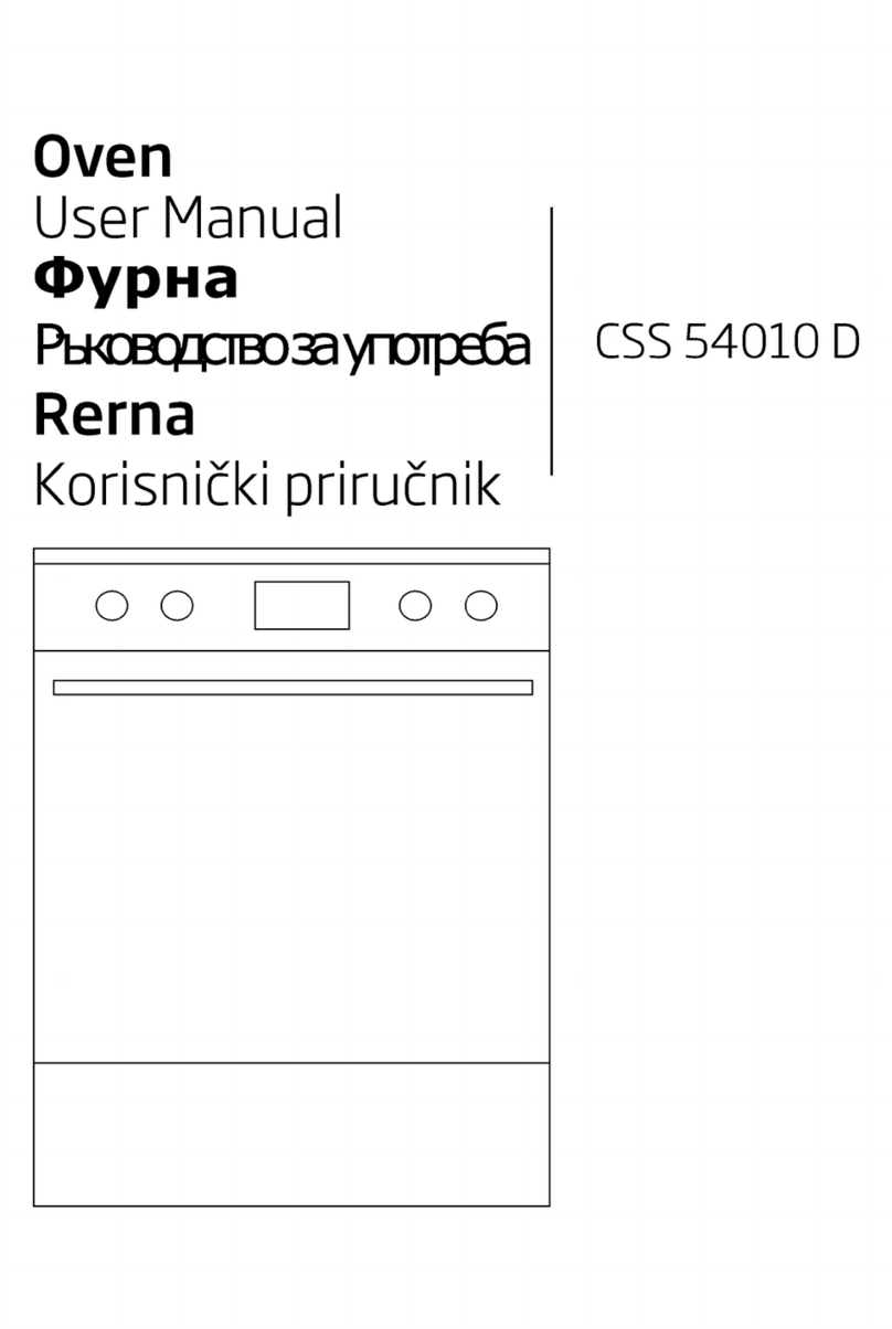 Beko CSS 54010 D User manual