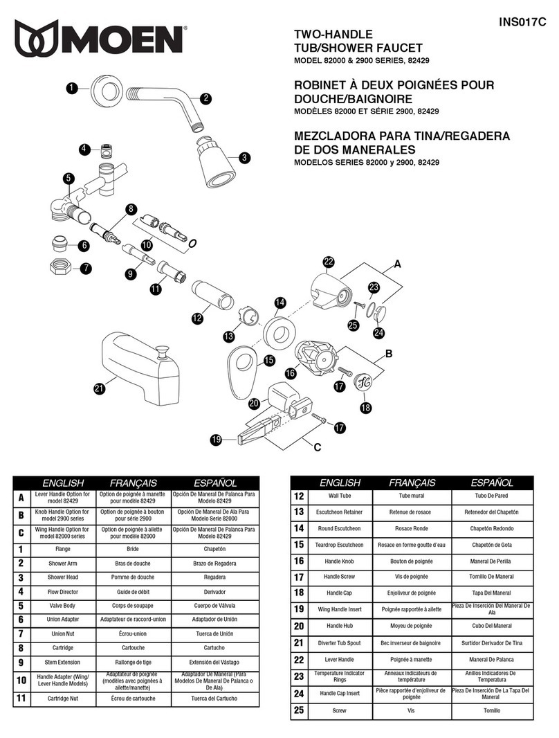 Moen 2900 SERIES User manual