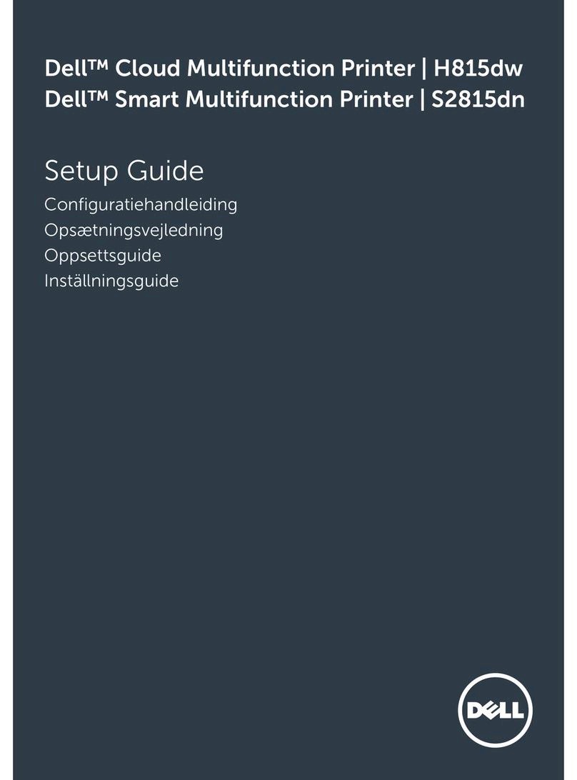 Dell H815dw User manual Dell H815dw User manual