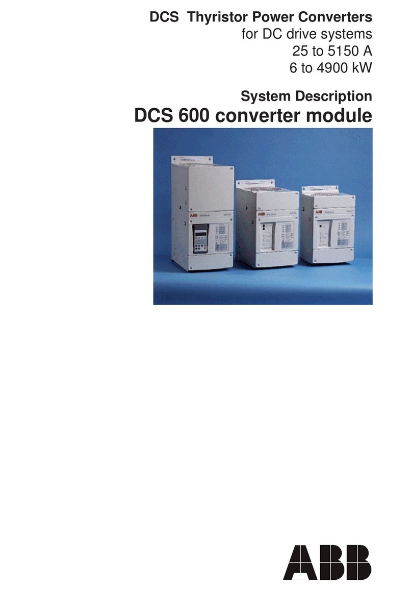 ABB DCS 600 MultiDrive Series User manual
