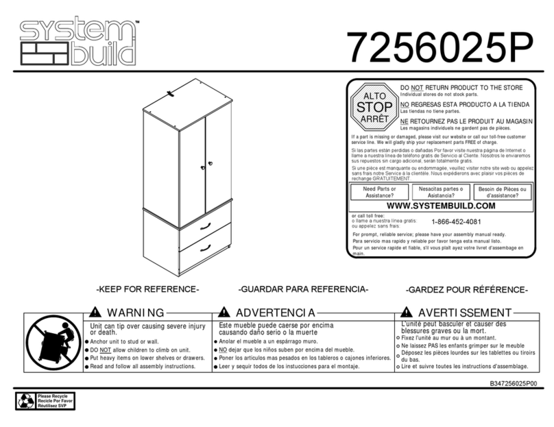 System Build 7256025P User manual System Build 7256025P User manual