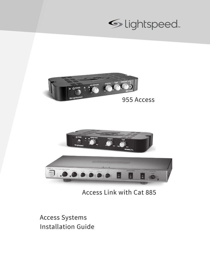 Lightspeed 955 Access User manual