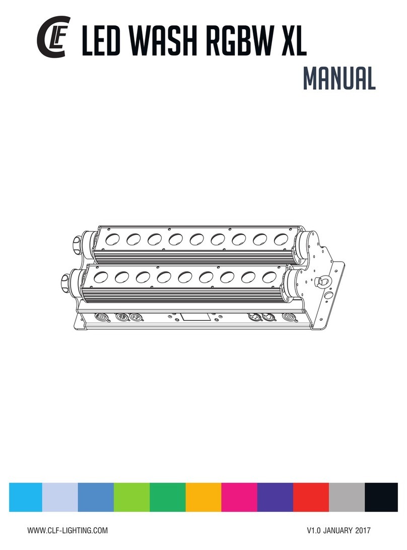 CLF LED WASH RGBW XL manual