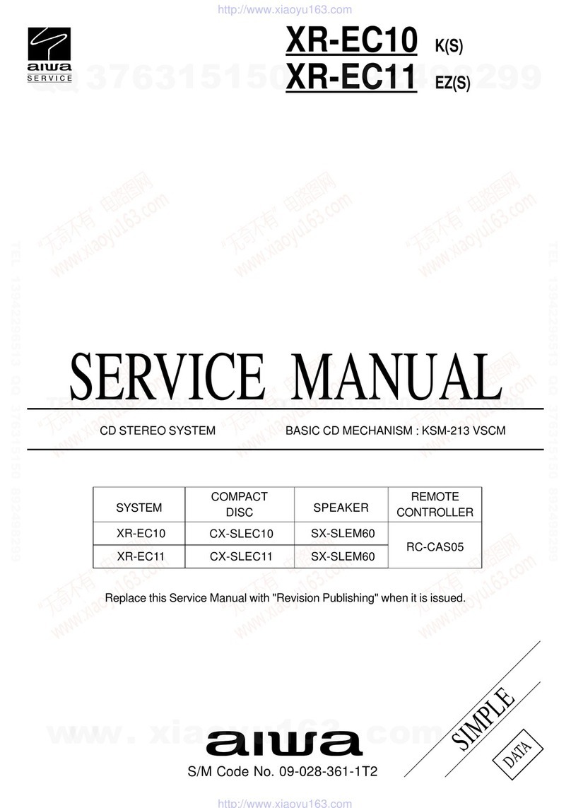 Aiwa XR-EC10 User manual