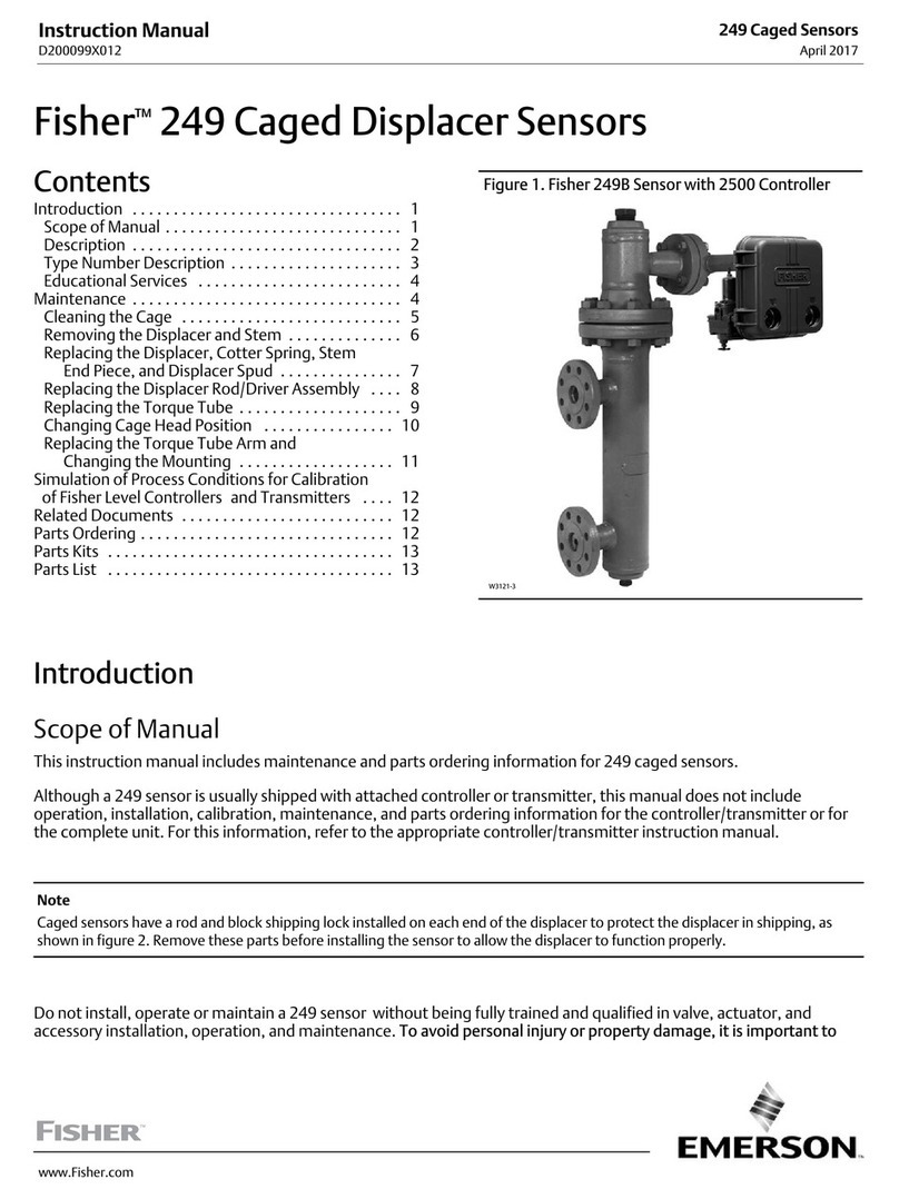 Fisher 249 Series instruction manual