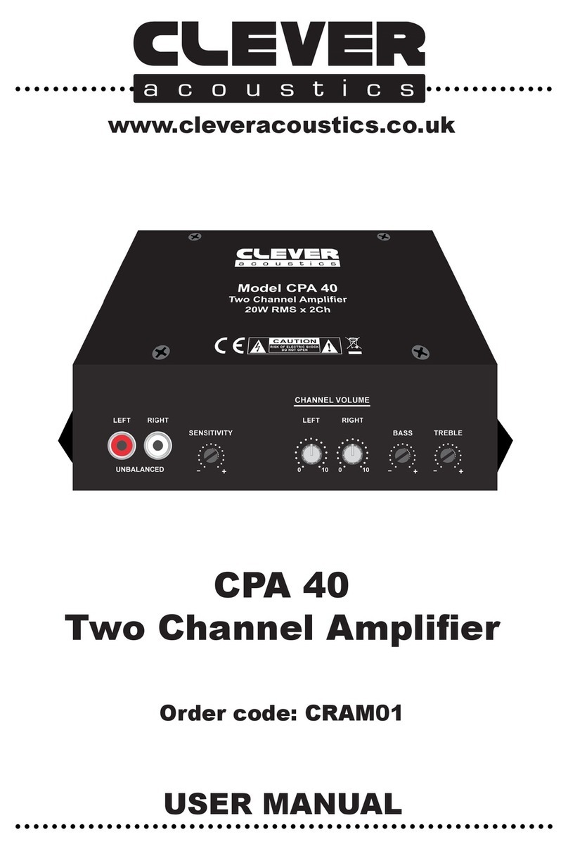 Clever Acoustics CPA 40 user manual