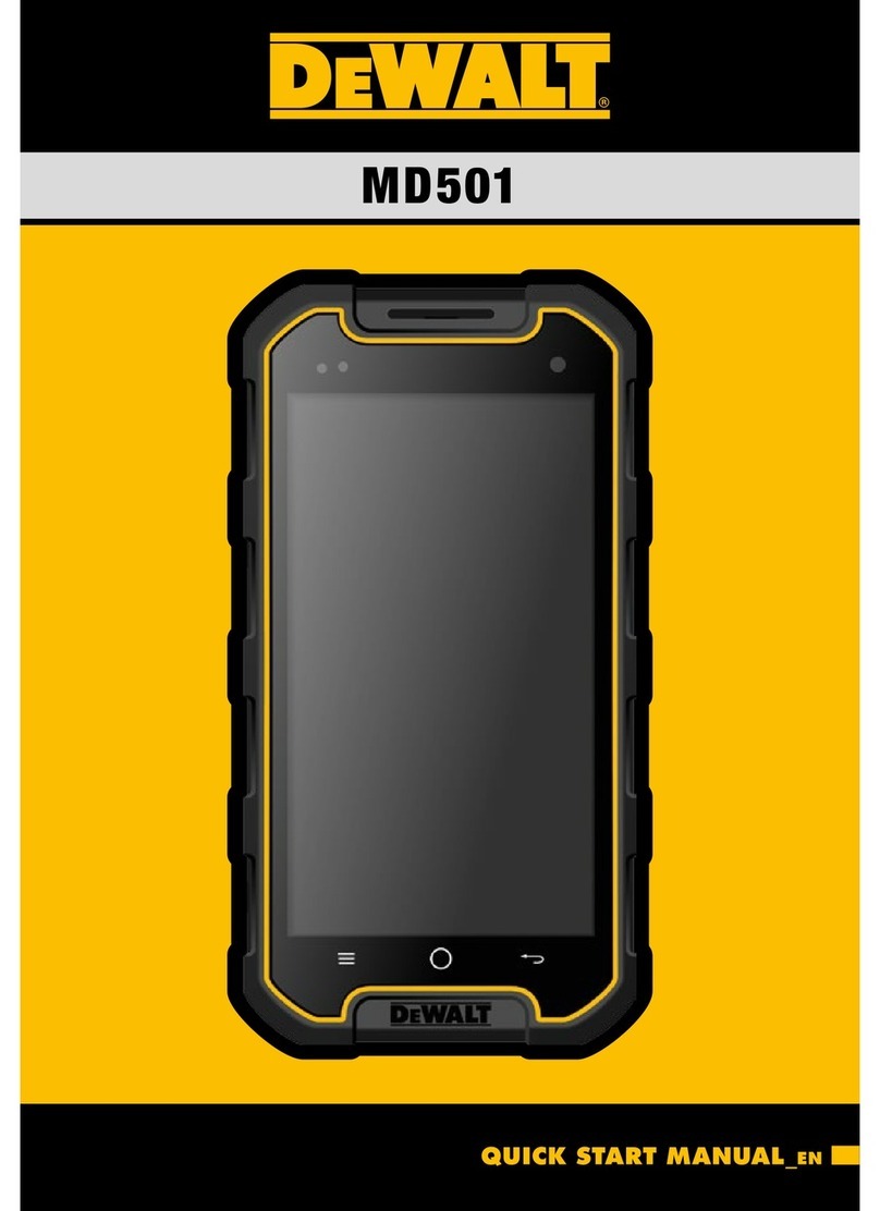 DeWalt MD501 Quick start manual