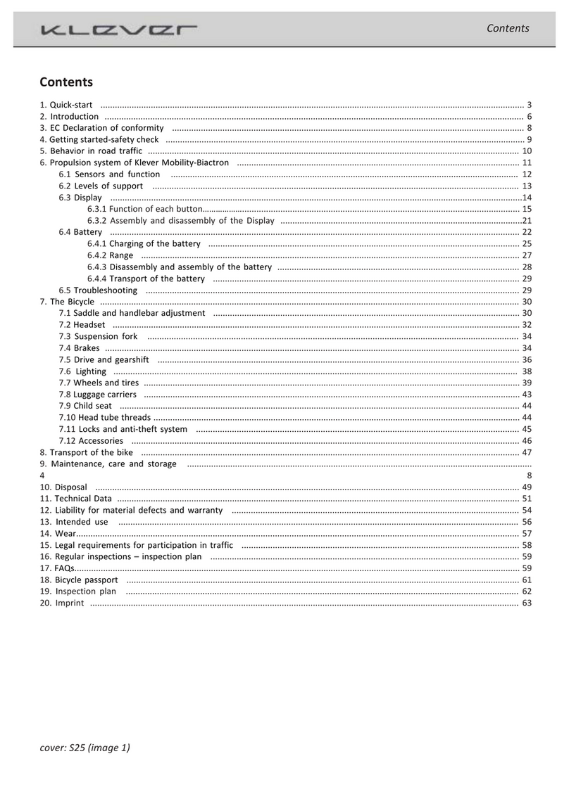 Klever B25 user manual