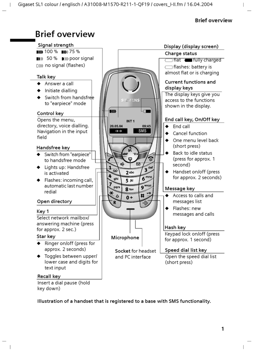 Gigaset Gigaset SL1 user manual