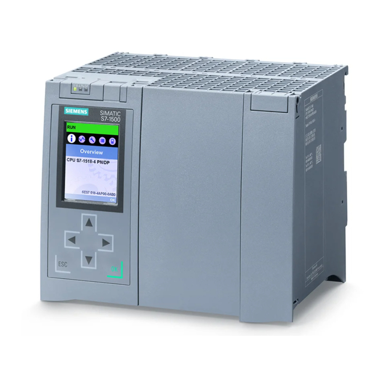 Siemens Simatic S7-1500 User manual