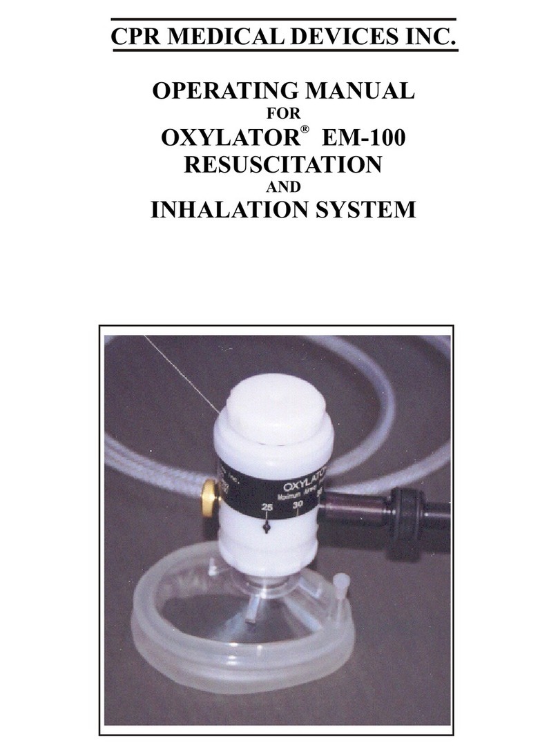 Oxylator EM-100 operating manual