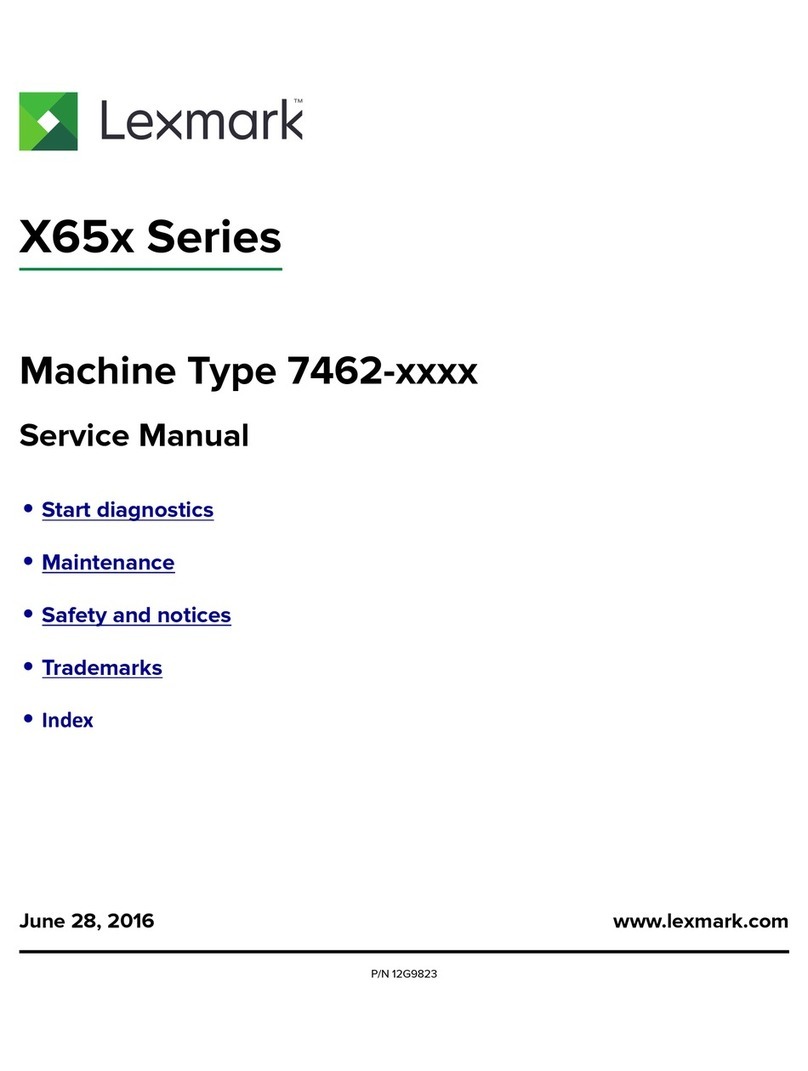 Lexmark 7462 series Service manual