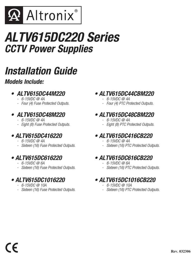 Altronix LTV615DC48M220 installation guide