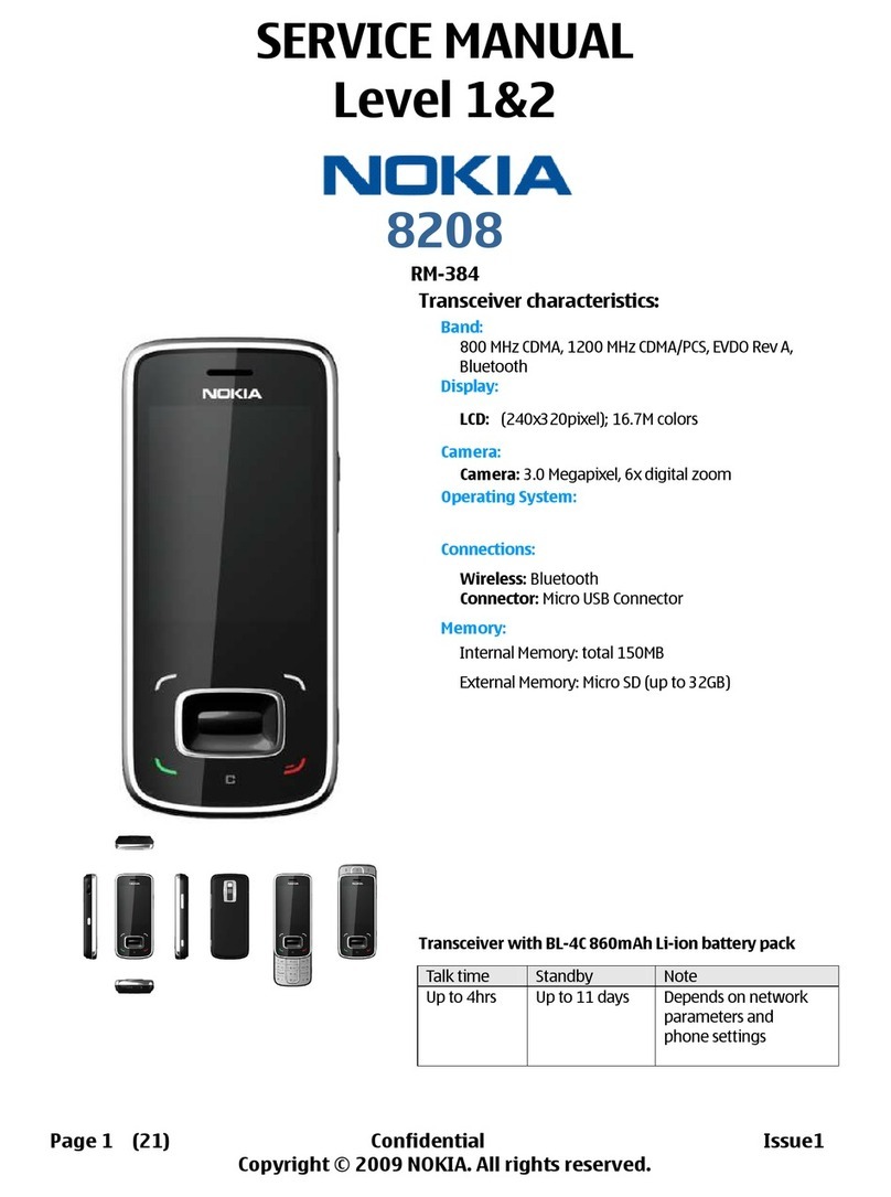 Nokia 8208 User manual Nokia 8208 User manual