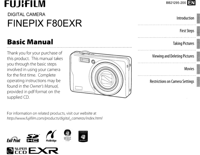 FujiFilm FINEPIX F80EXR Installation guide